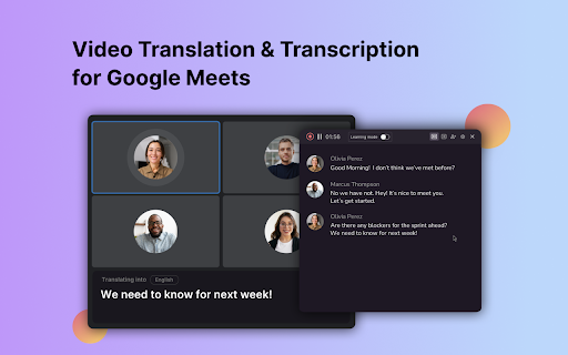 Translate & Transcribe any audio/video