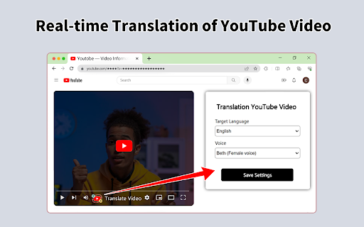 YouTube Real Time Translation