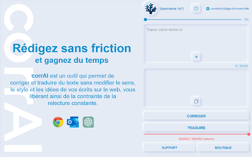 corrAI – Corriger et Traduire
