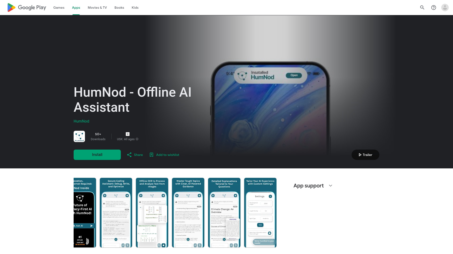 HumNod – Offline AI Assistant