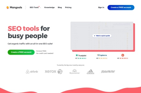 KWFinder,KWFinder官网截图,优秀的关键词研究和分析工具